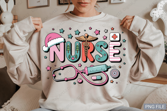Nurse Christmas Coquette Sublimation