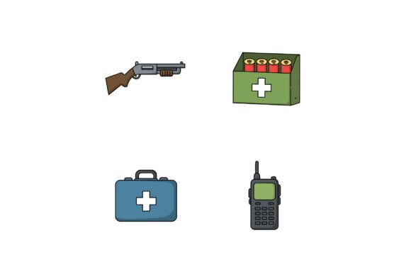 Shotgun Ammunition Medical Kit Walkie Ta