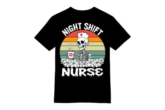 Tired Night Shift Nurse T-shirt